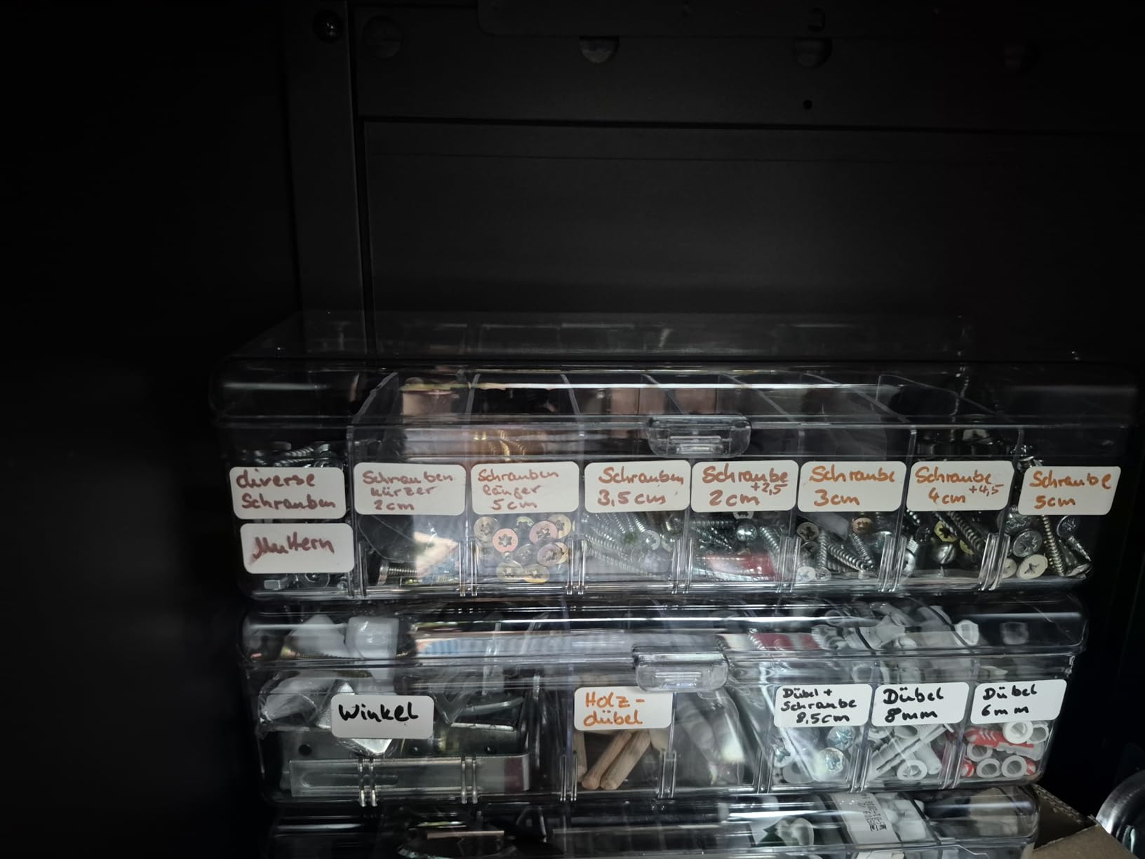 ARVOK Kabel Organizer Box 2er-Set Transparent mit Deckel