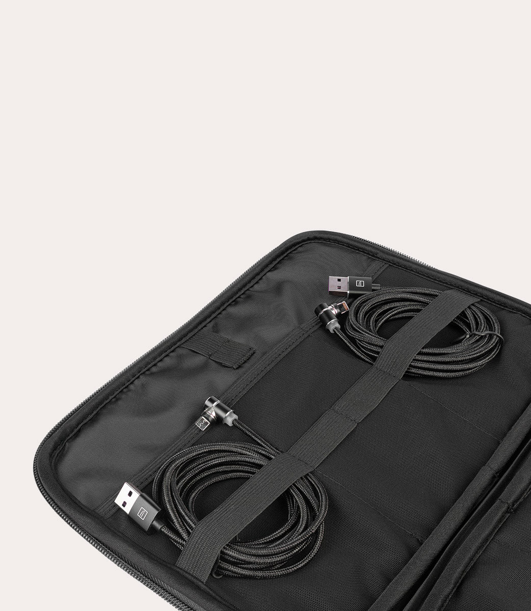Tucano Melange Organizer Kabeltasche Blau recycelt