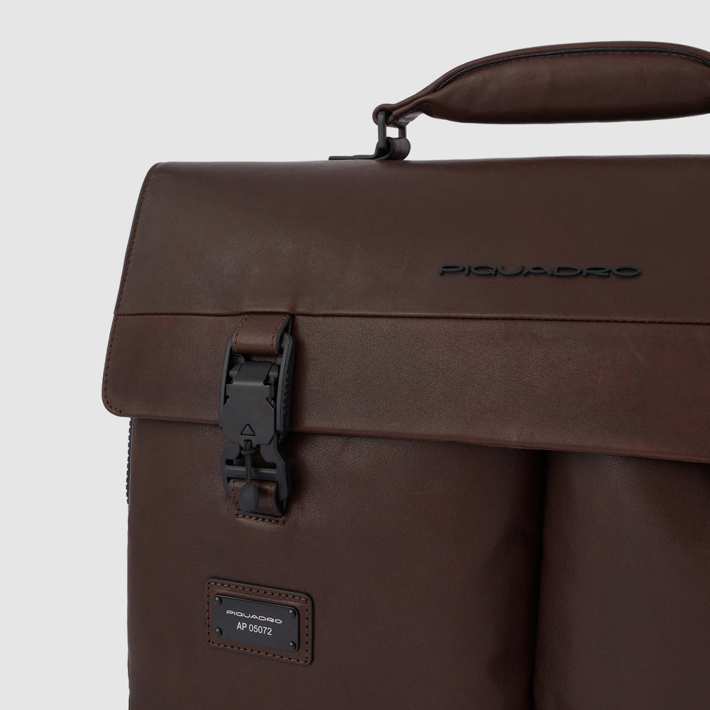 Piquadro Blue Square Aktentasche 15,6 Zoll TM Leder Laptopfach