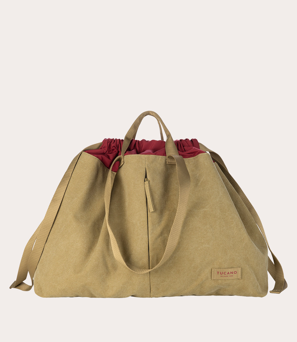 Tucano Carry Shopper Large Weekender Beige 43 L Canvas