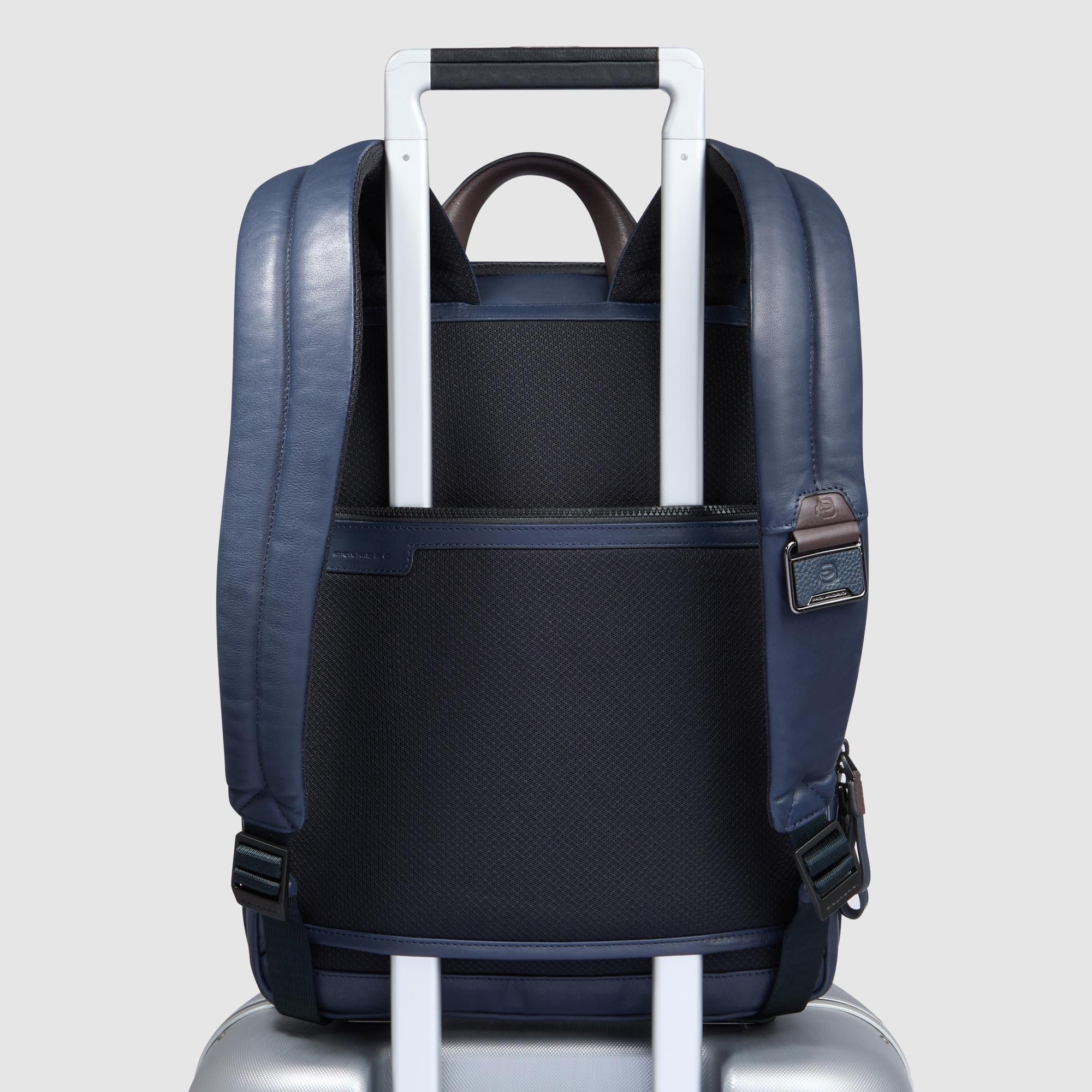 Piquadro Rover Laptop-Rucksack 14 Zoll erweiterbar
