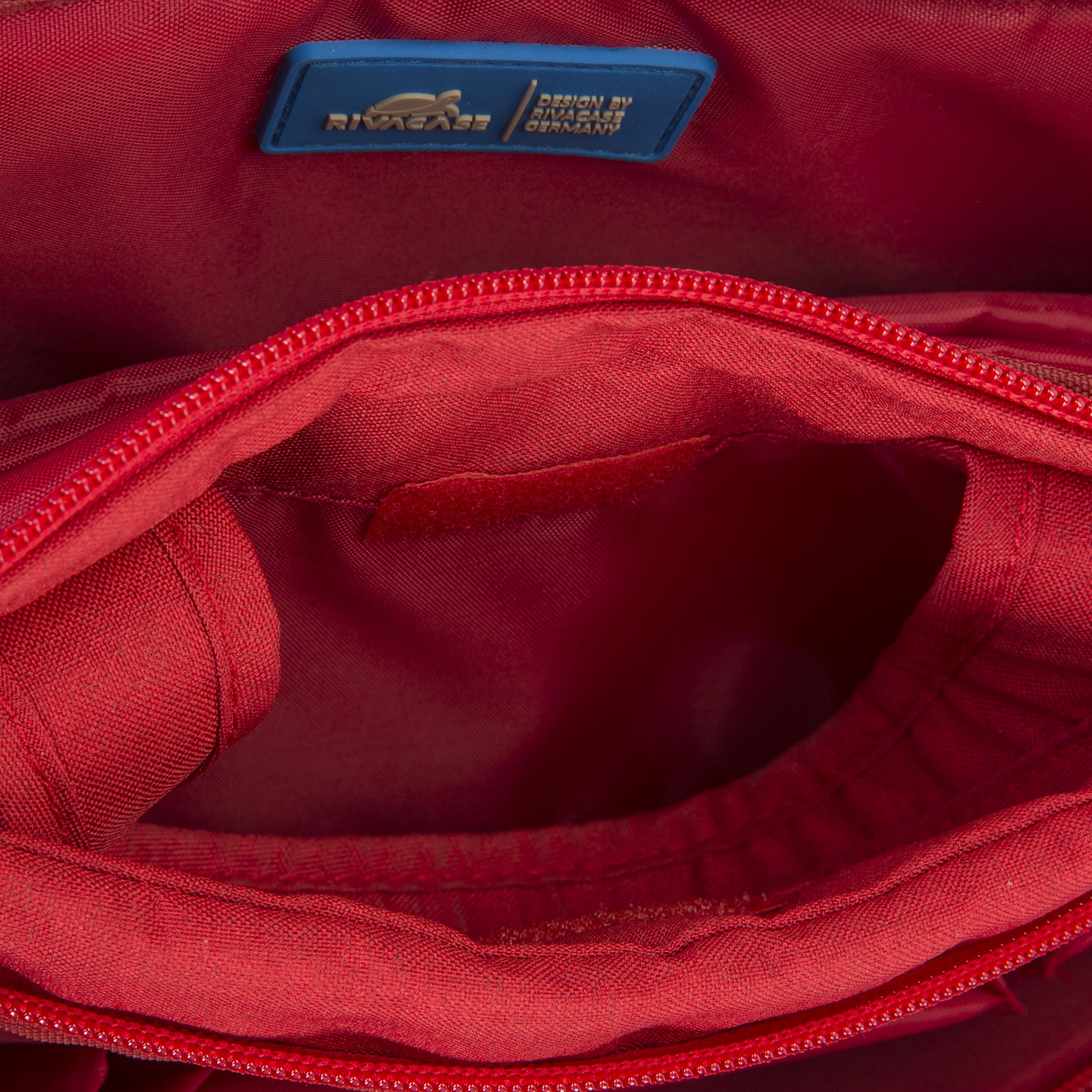 RIVACASE Prater Laptoptasche 15,6 Zoll Rot wasserabweisend