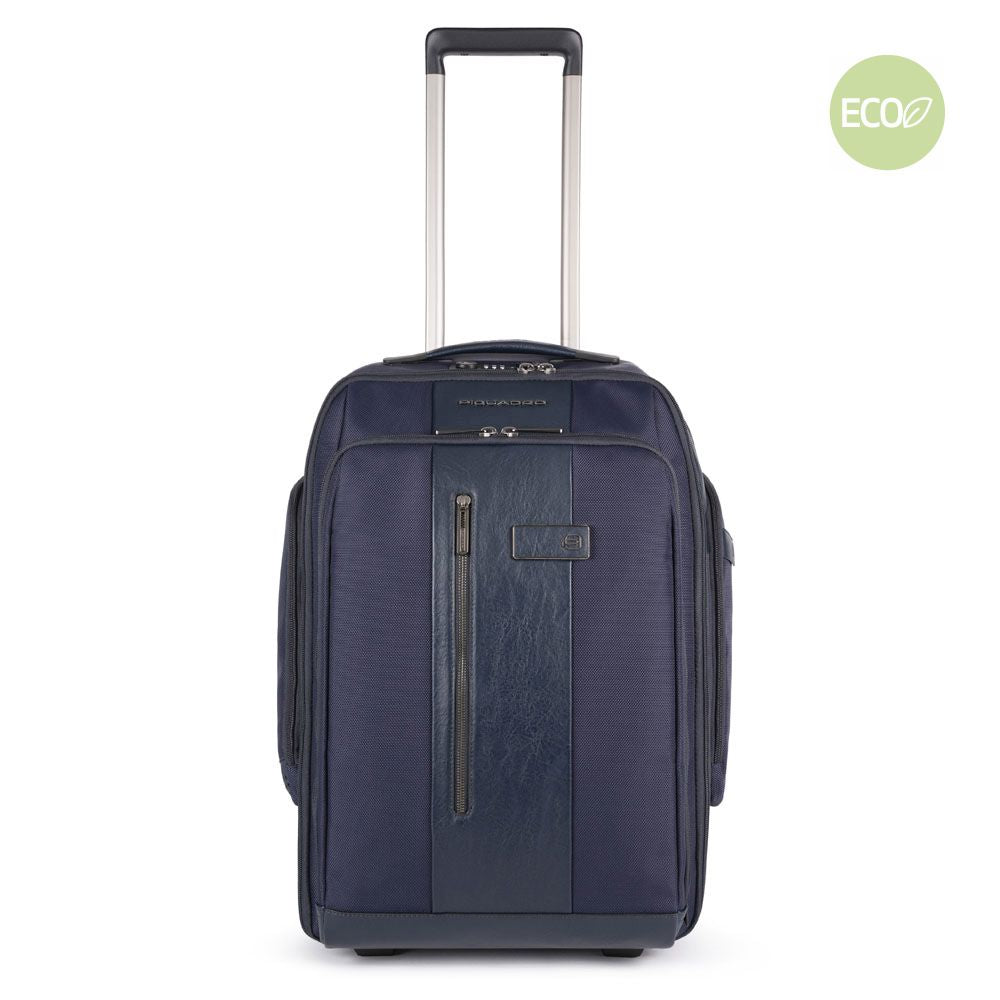 Piquadro PQ-Light Trolley-Rucksack Kabine 15,6 Zoll Schwarz