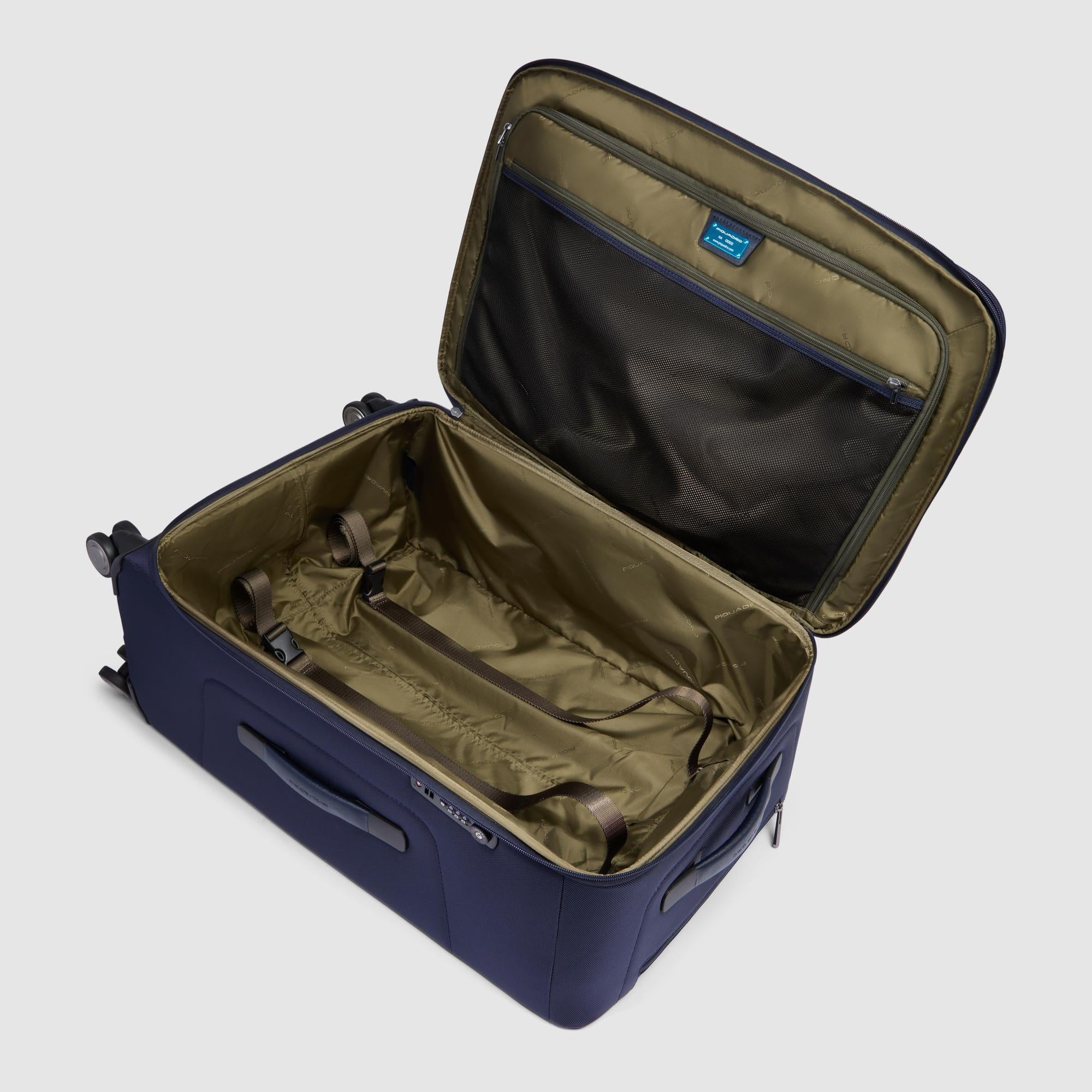 Piquadro PQLM Trolley M 4 Rollen erweiterbar Handgepäck