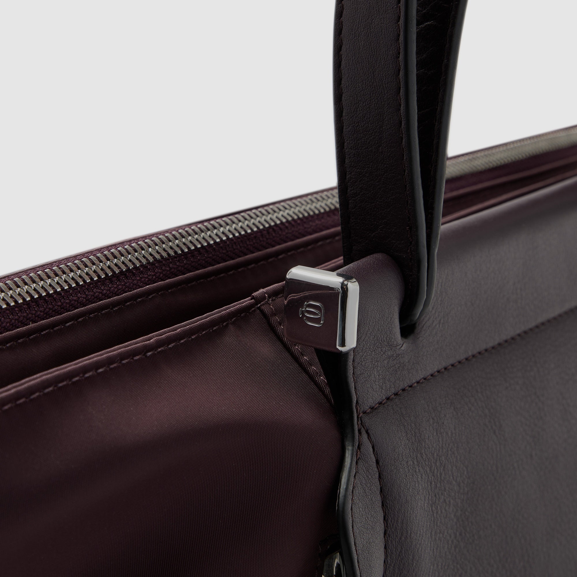 Piquadro Patricia Shopper Laptoptasche 14 Zoll Schwarz recycelt
