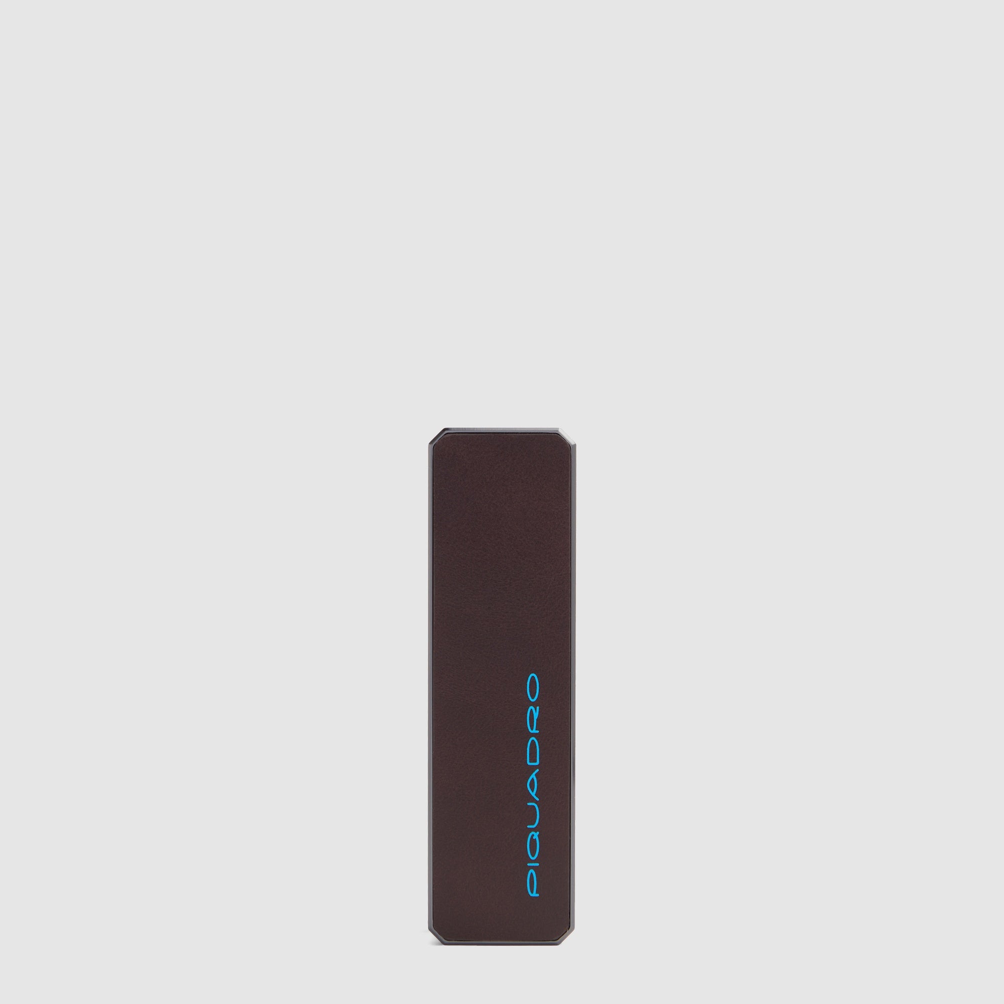 Piquadro Connequ Schlüsselanhänger Leder Blau mit Tracker