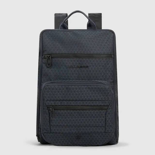 Piquadro Corner 2.0 Rucksack 15,6" faltbar Laptop Blau