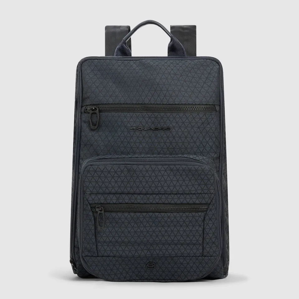 Piquadro Corner 2.0 Rucksack 15,6" faltbar Laptop Blau