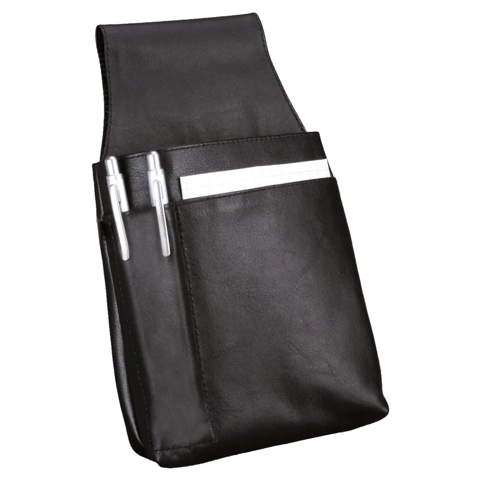 Lightpak Gürteltasche Kellnerbörsen Tasche schwarz Leder