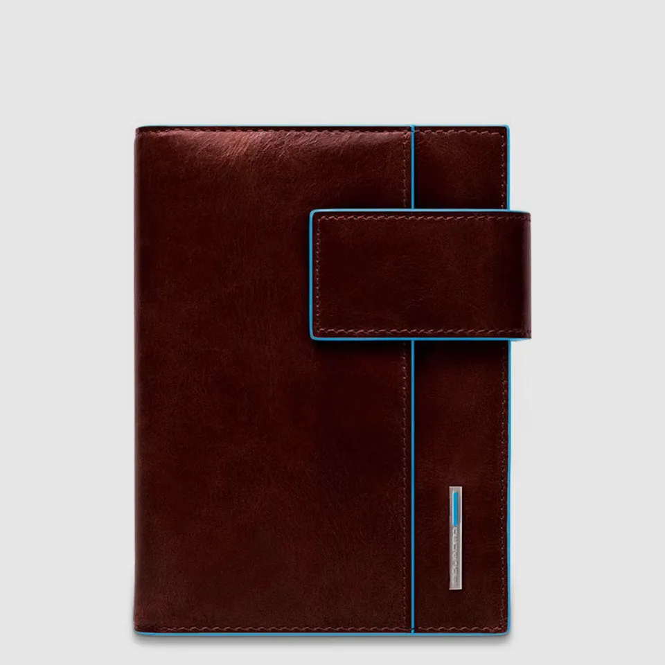 Piquadro Blue Square Organizer Agenda groß braun Leder