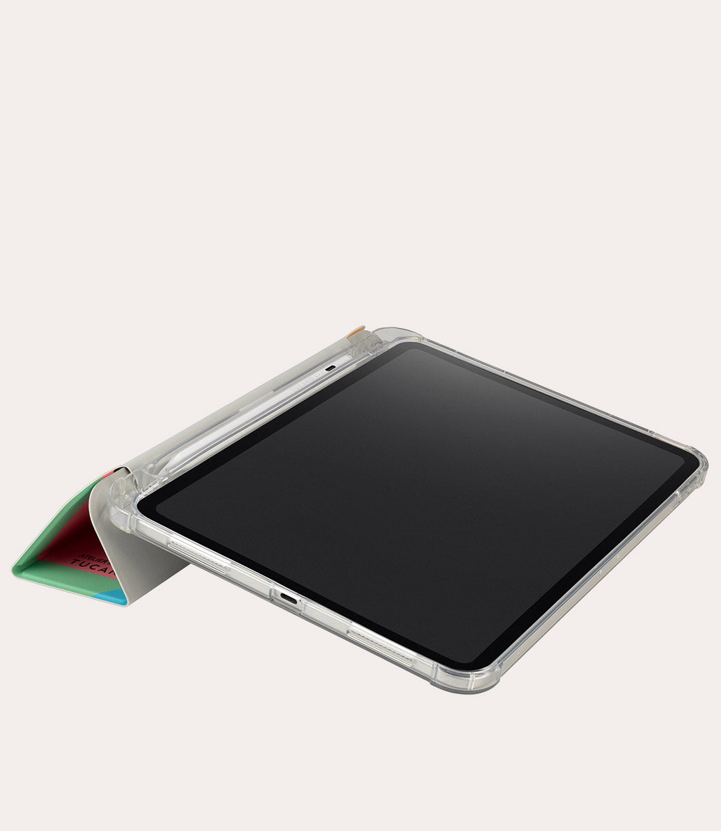 Tucano Satin iPad Hülle 10,9 2022 Mehrfarbig Ständer