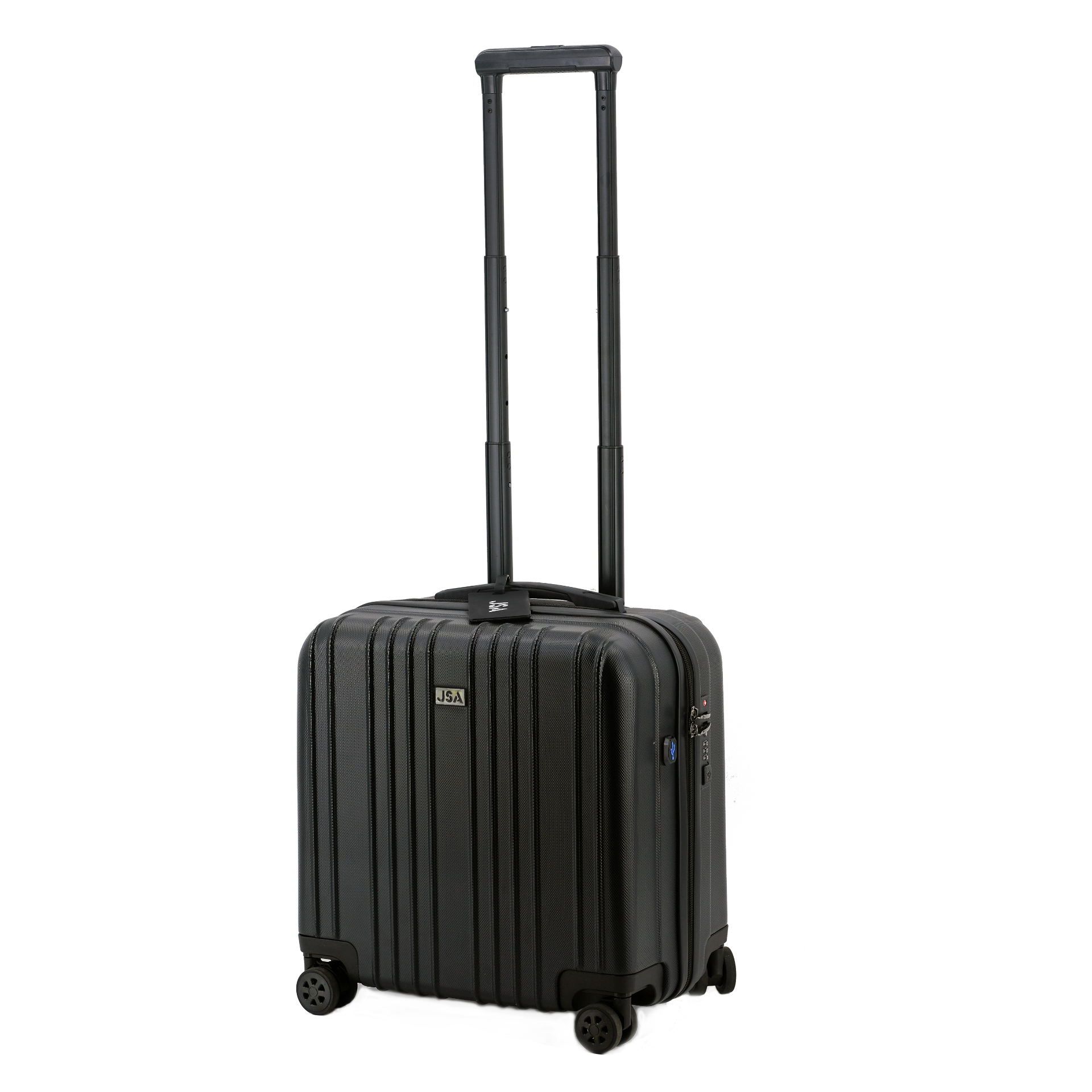 Lightpak 2 in 1 Business Trolley schwarz matt 4 Rollen