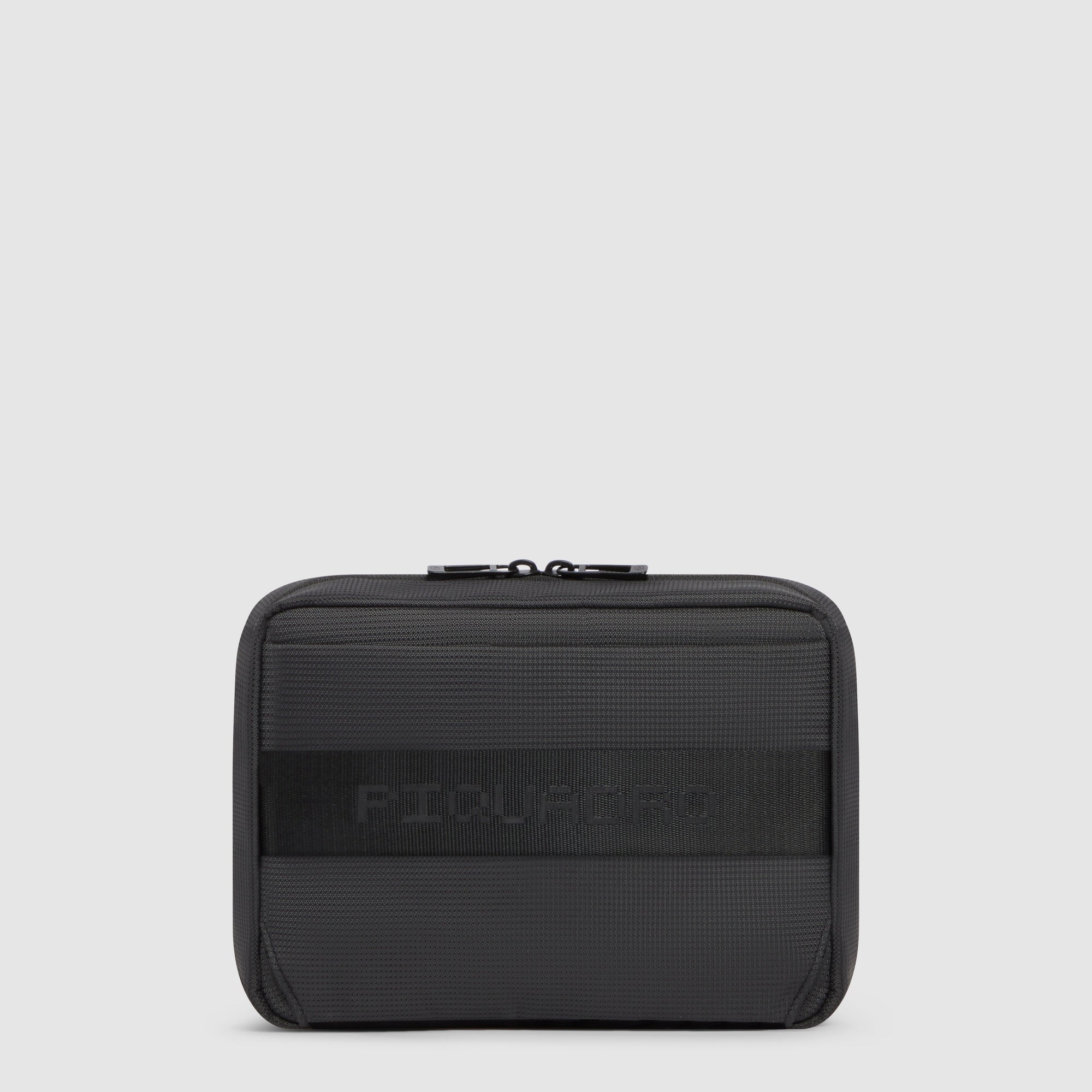 Piquadro PQ-Light Beauty Case Kulturbeutel Modular Schwarz