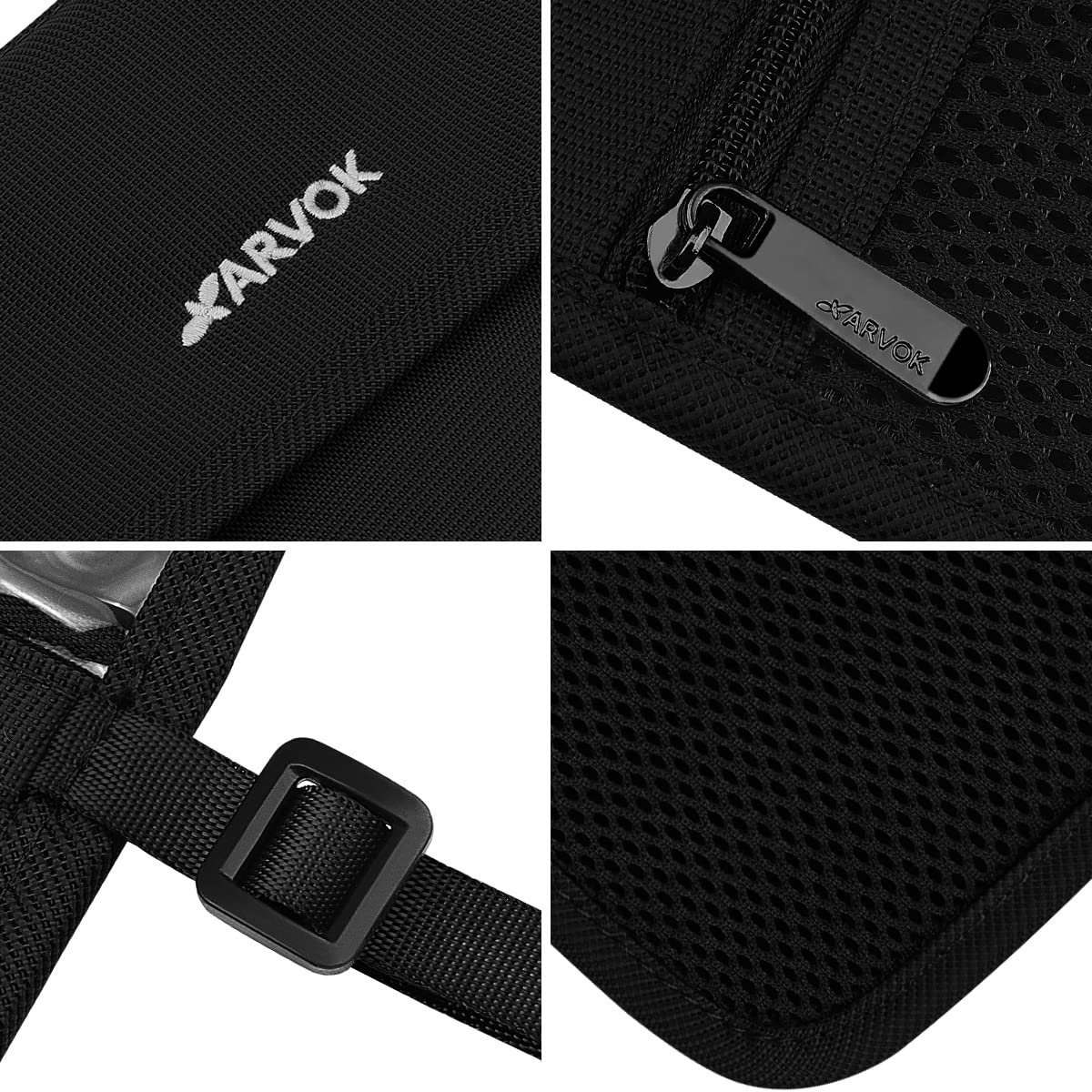 ARVOK Travel Accessories Brustbeutel RFID Nylon schwarz