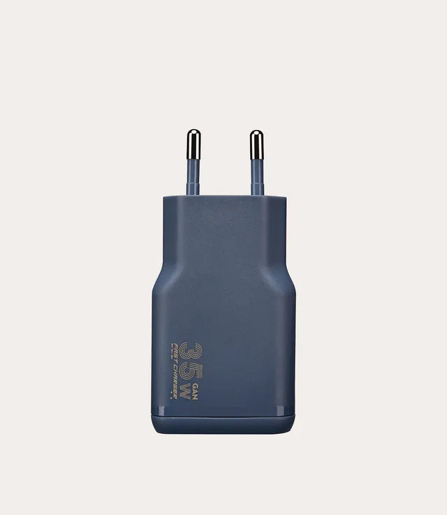 Tucano One Power Kit Ladegerät 35W + USB-C Kabel 2m Blau