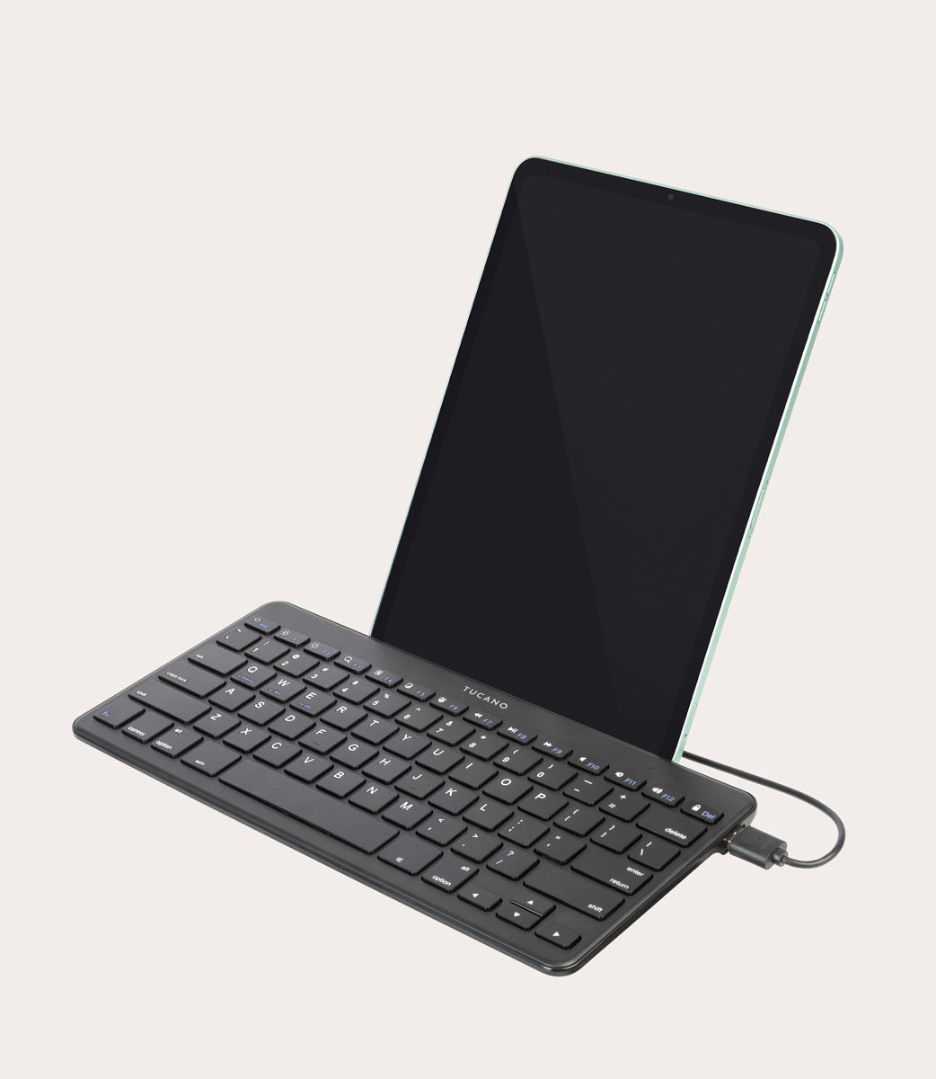 Tucano Tablet Cases Wired Tablet Keyboard Stand Tastatur Schwarz