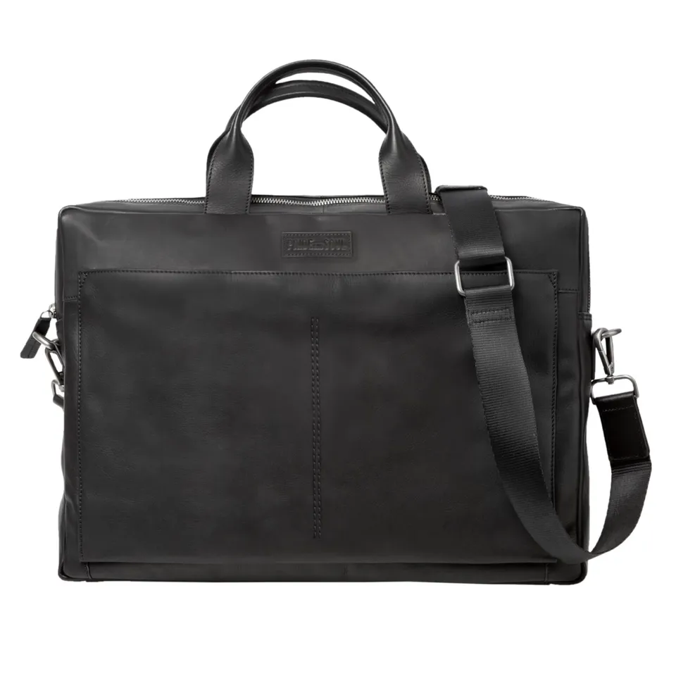 Lightpak Mover Laptoptasche 15 Zoll schwarz Leder