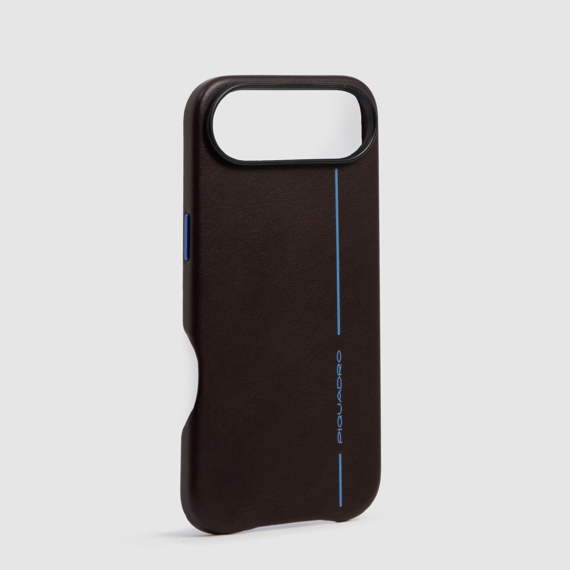 Piquadro BagMotic Handyhülle iPhone 17 Air Leder MagSafe