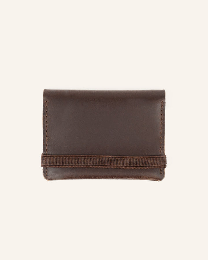 Buckle & Seam Finley Cardholder Leder Brown