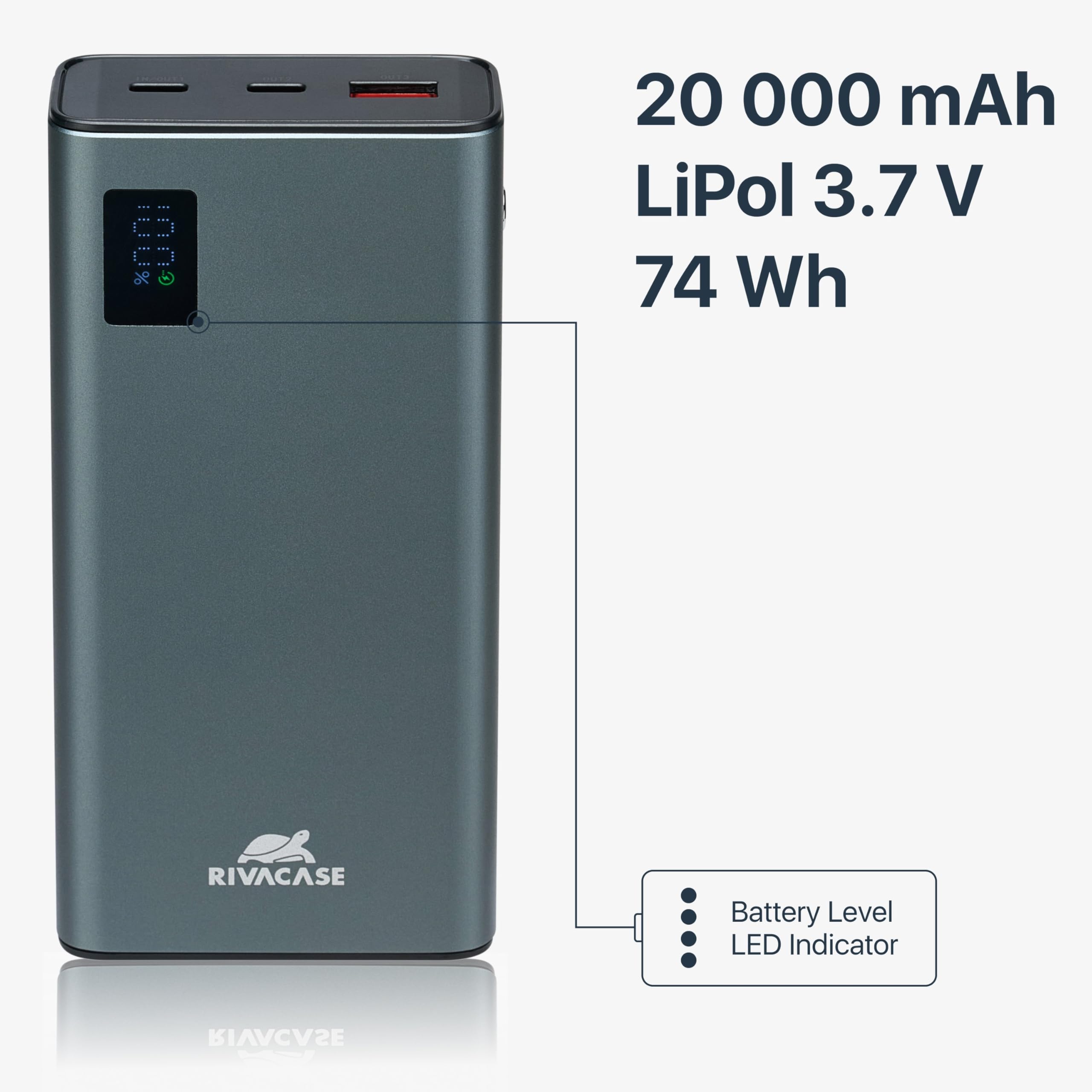 RIVACASE RIVAPOWER VA1022 Powerbank 20000 mAh 22,5W