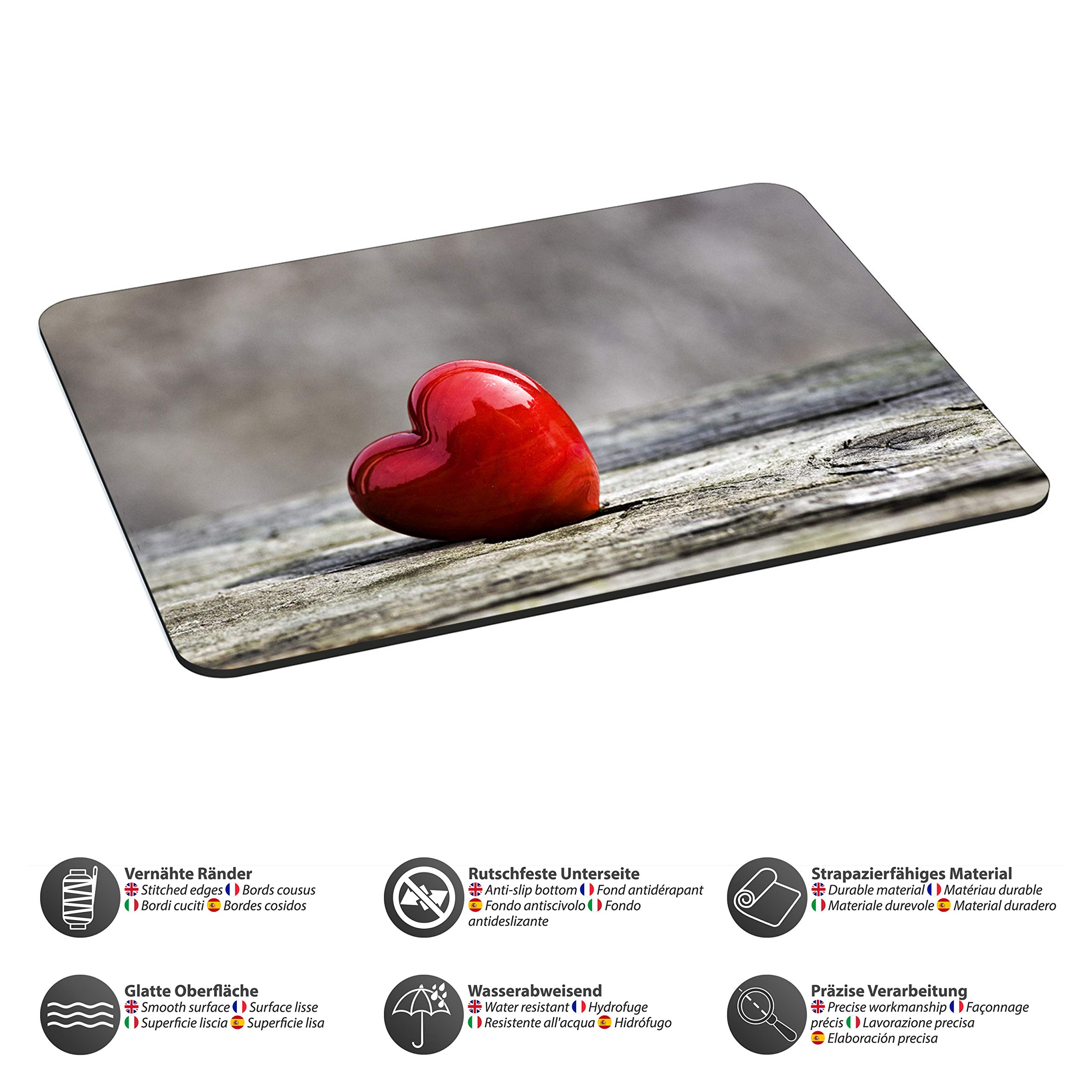 PEDEA Love Mauspad 350x280mm Gaming Office Neopren