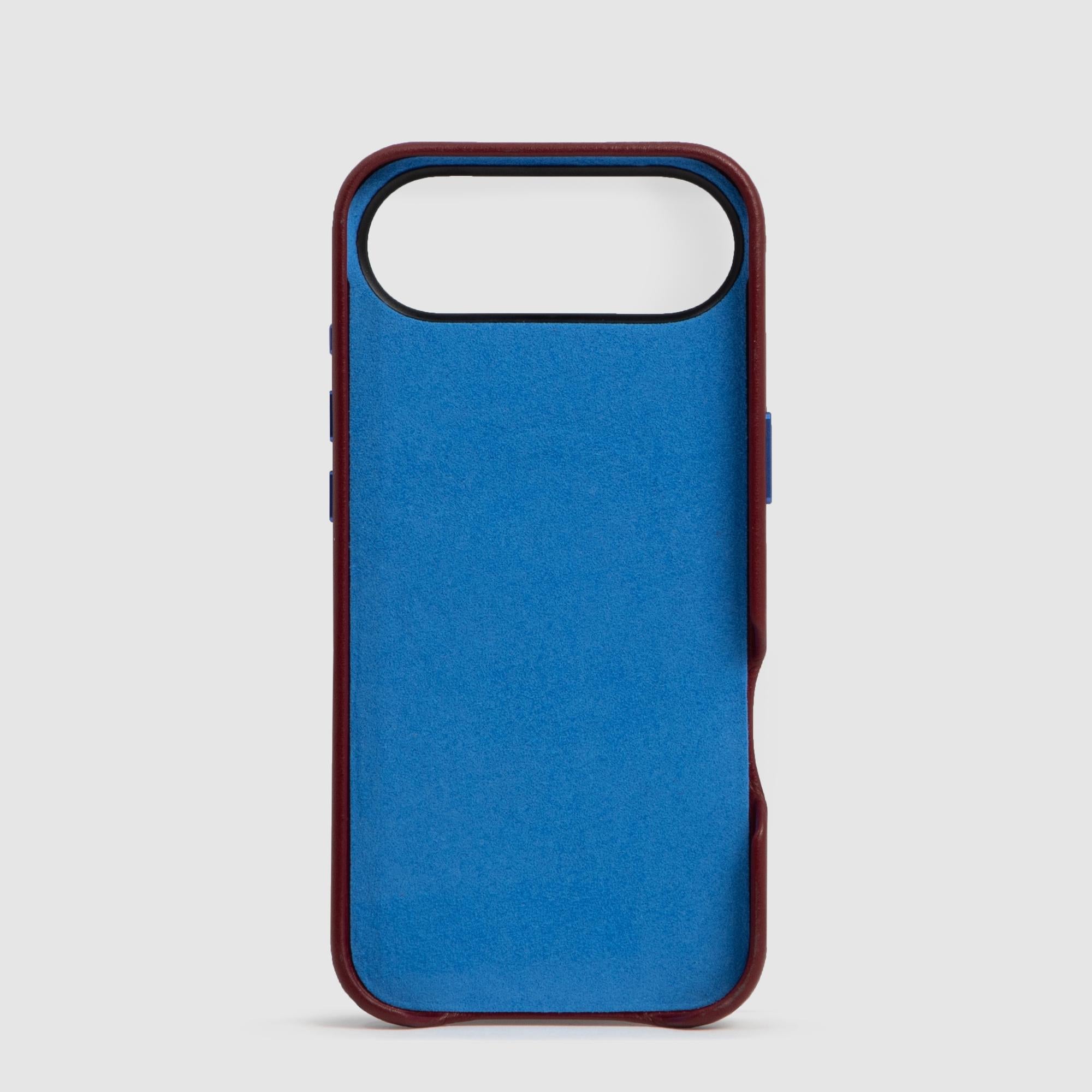 Piquadro BagMotic Handyhülle iPhone 17 Air Leder MagSafe