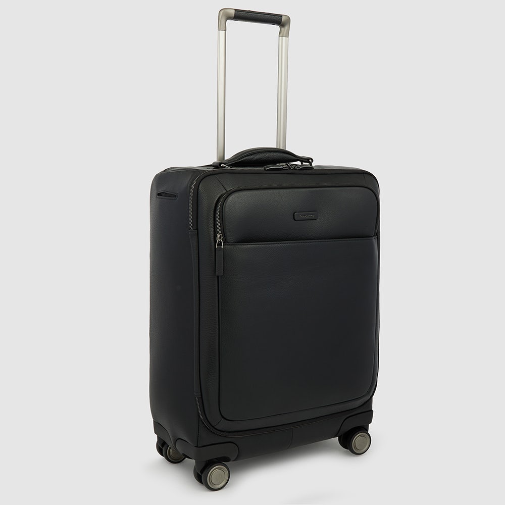 Piquadro PQ-Light Trolley 15,6 Zoll schwarz Laptopfach