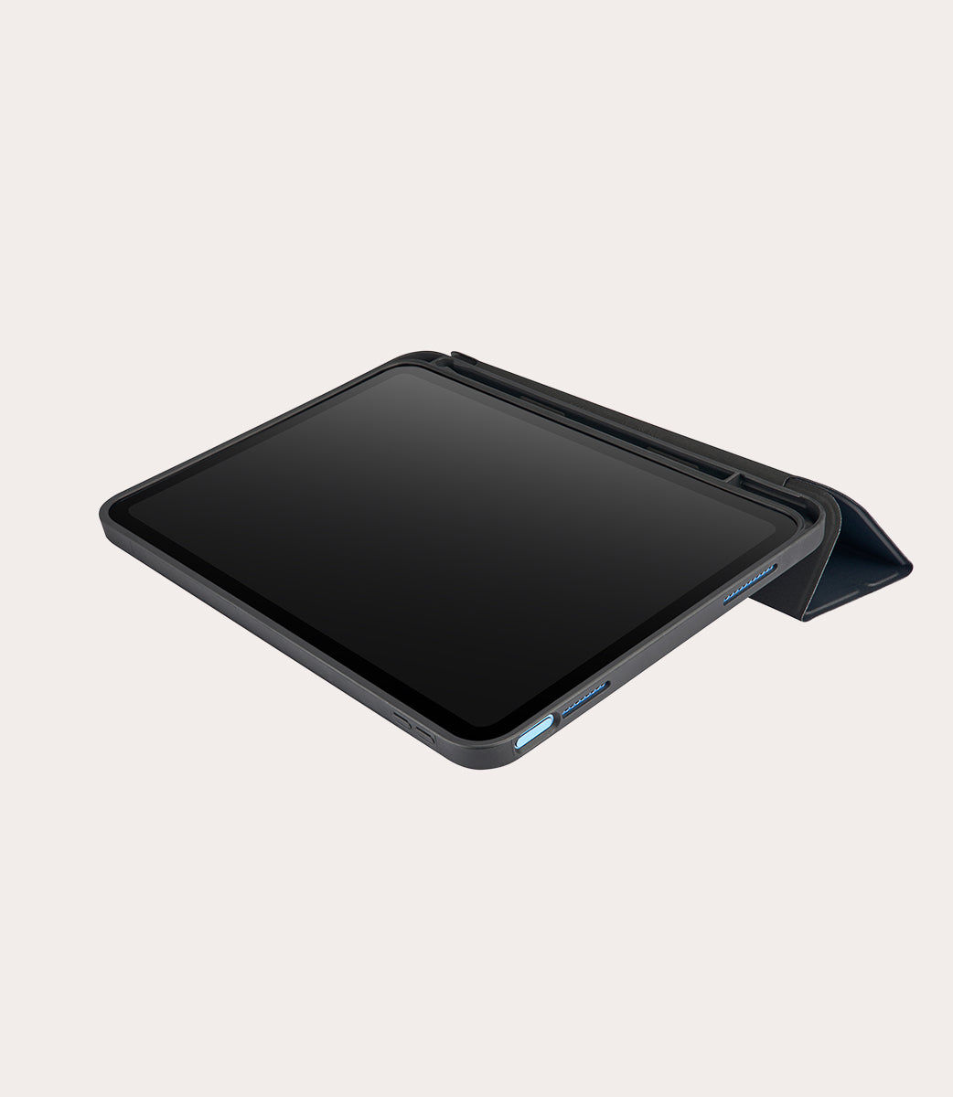 Tucano Bamboo iPad Hülle 10,9 2022 Schwarz Origami