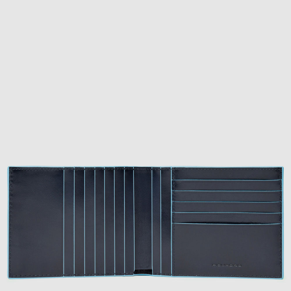 Piquadro Black Square Geldbörse Herren Leder RFID Braun