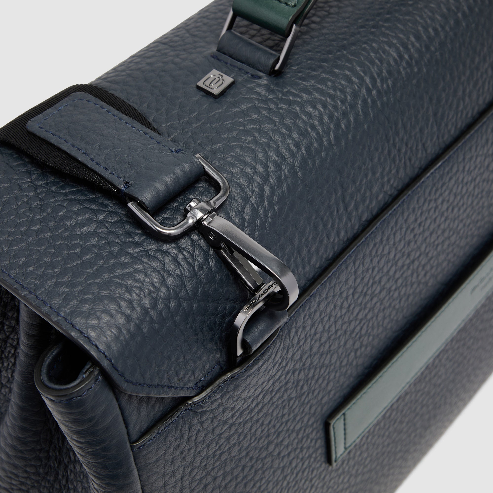 Piquadro Modus Aktentasche 15,6 Zoll Schwarz Leder