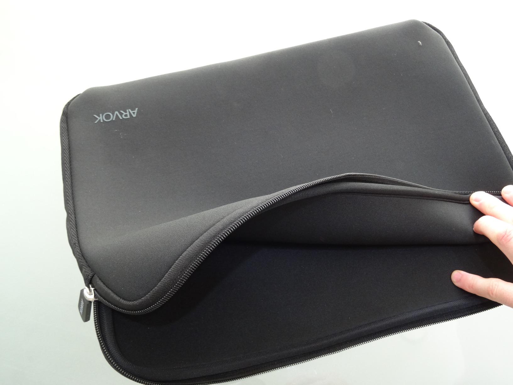 Arvok Basic Laptop Sleeve 17 Zoll Neopren Schwarz wasserdicht