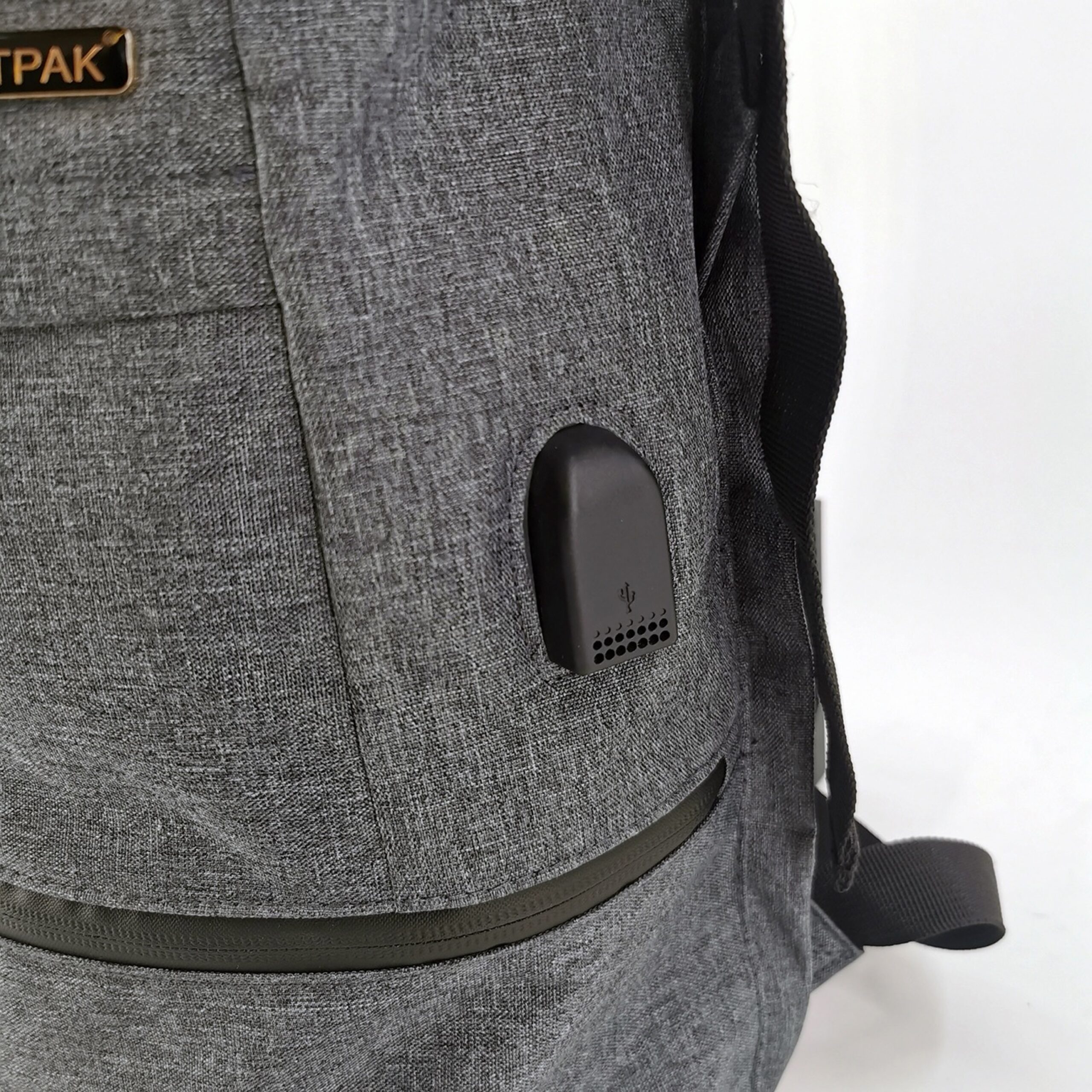 Lightpak Base Rucksack Grau 17 Zoll Polyester USB