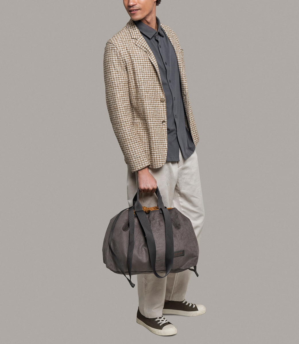 Tucano Carry Corduroy Medium Shopper Grün Samt