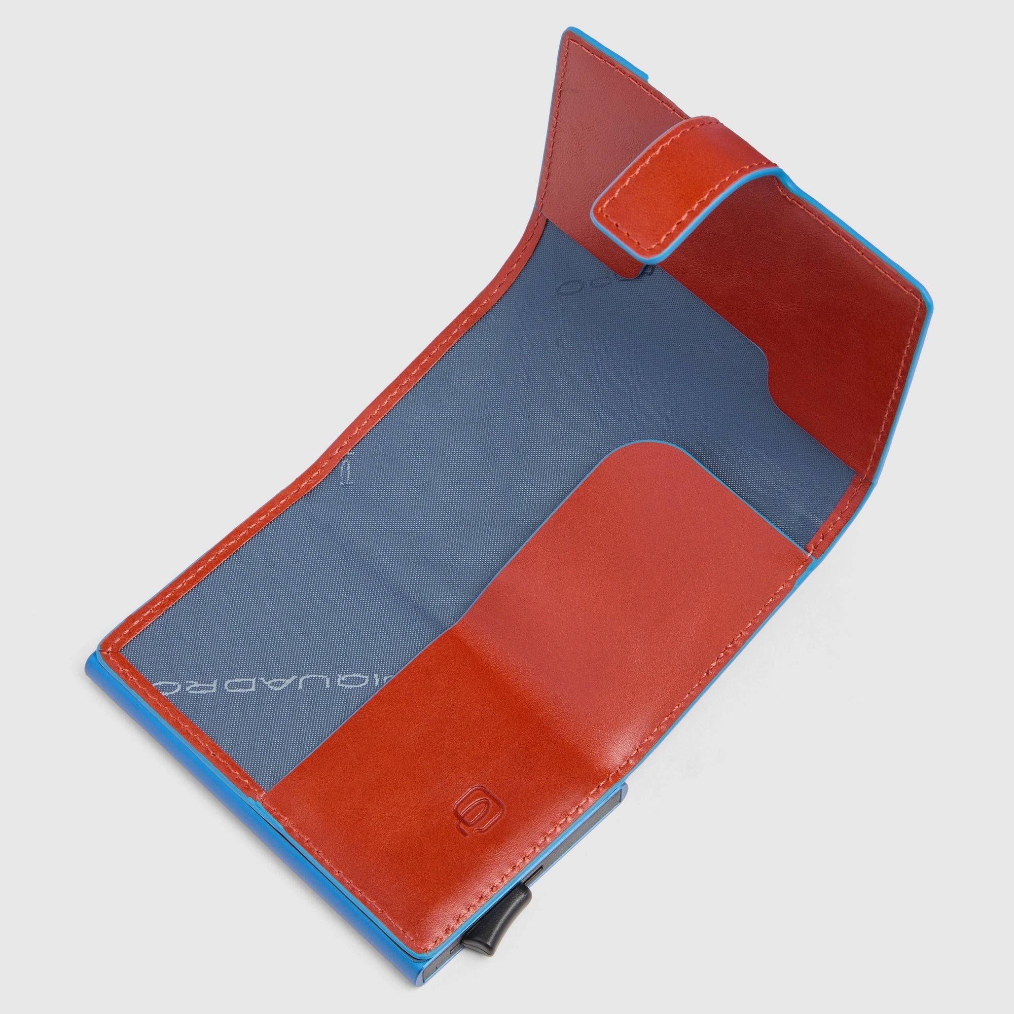 Piquadro Black Square Kartenetui Herren Metall RFID