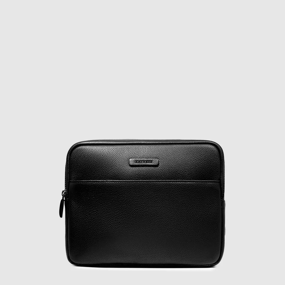 Piquadro Urban Herrentasche iPad Leder Schwarz