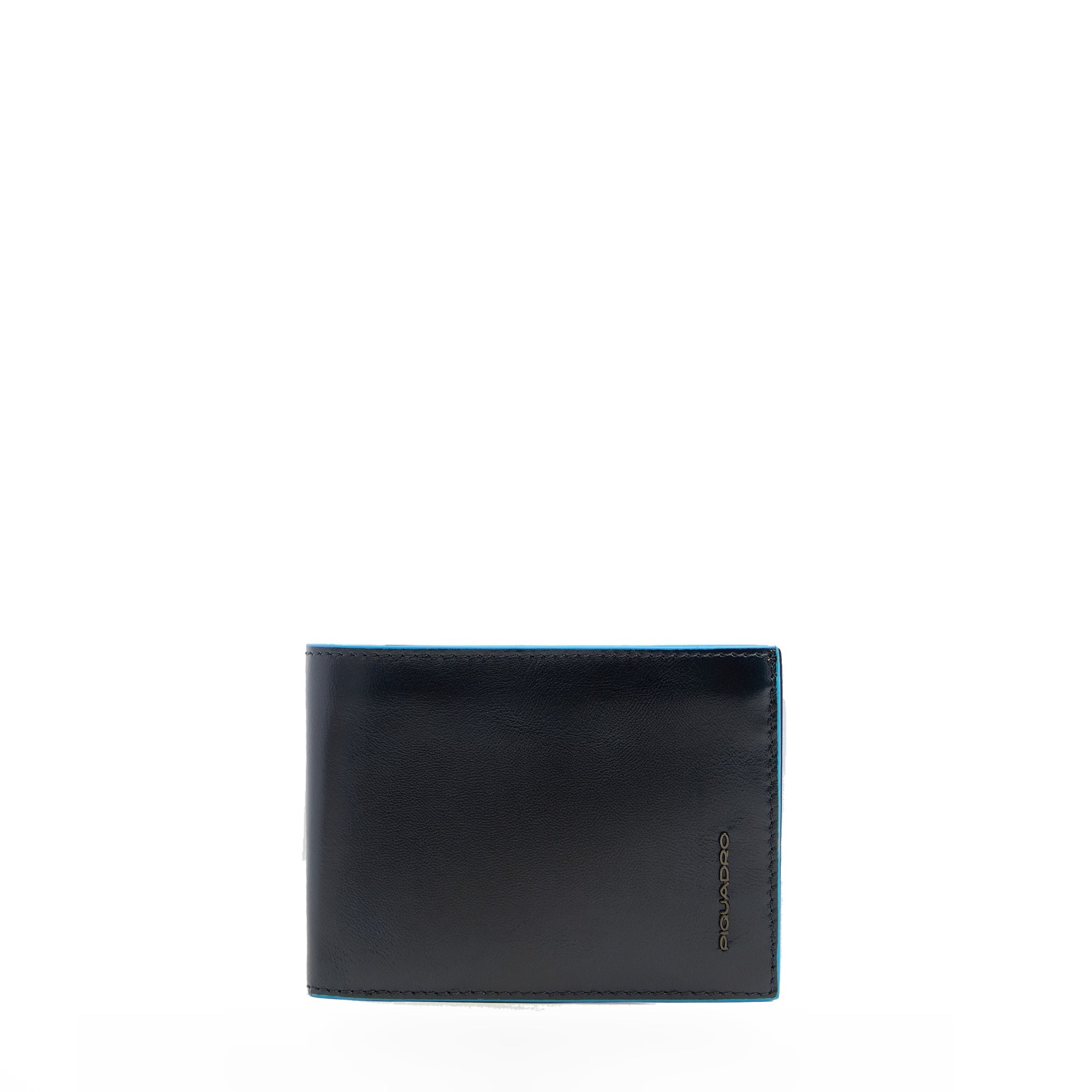 Piquadro Blue Square Geldbörse Herren Münzfach RFID Schwarz