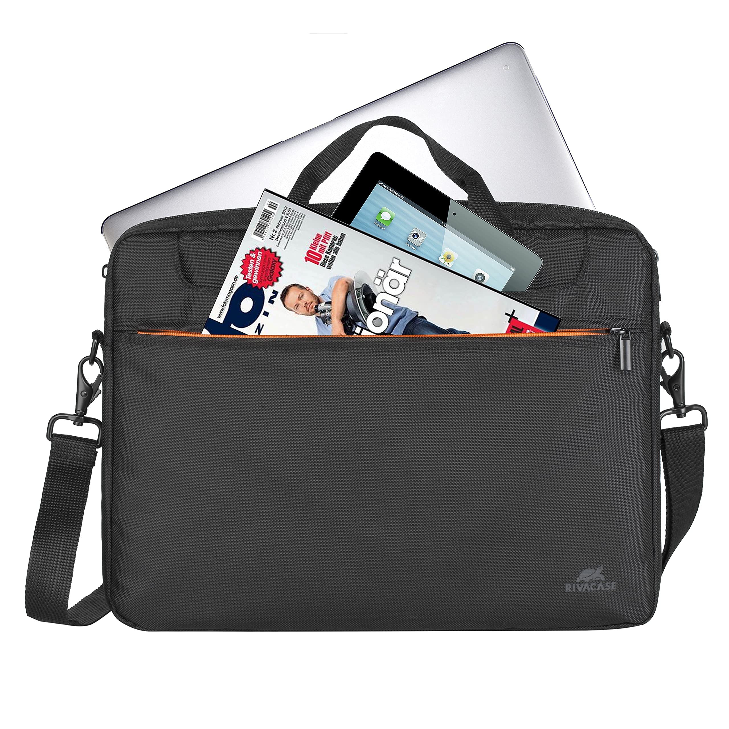 Rivacase Central Laptoptasche 15,6 Zoll Schultertasche