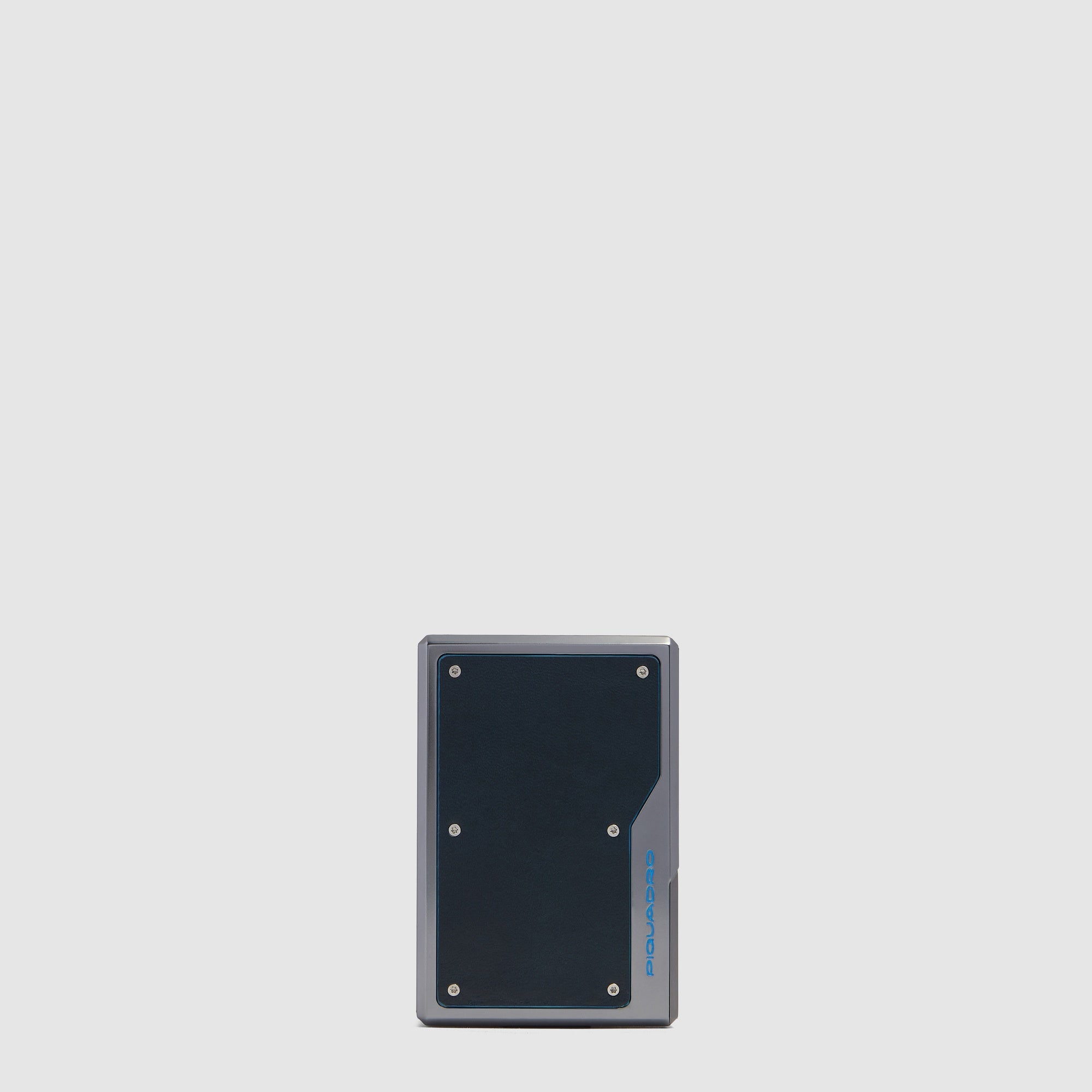 Piquadro BagMotic MagSafe Kartenetui Schwarz Alu