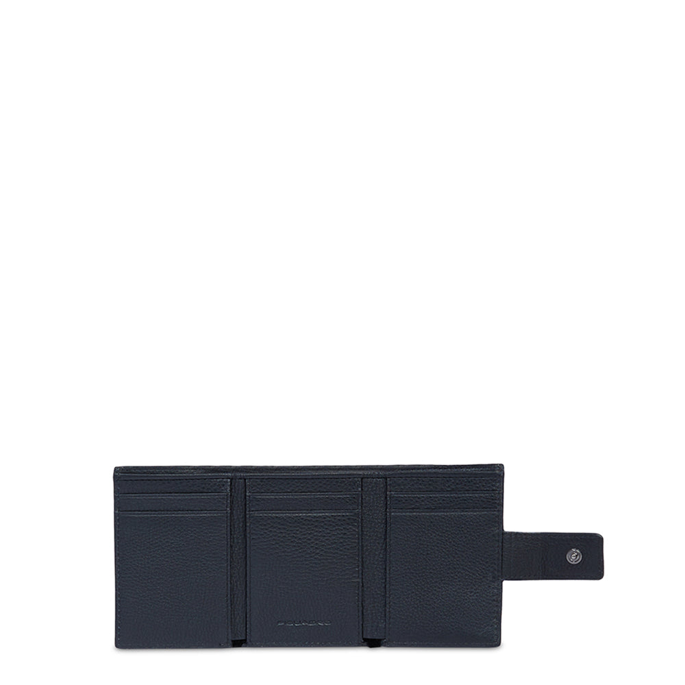 Piquadro Blue Square Geldbörse Herren Münzfach Leder
