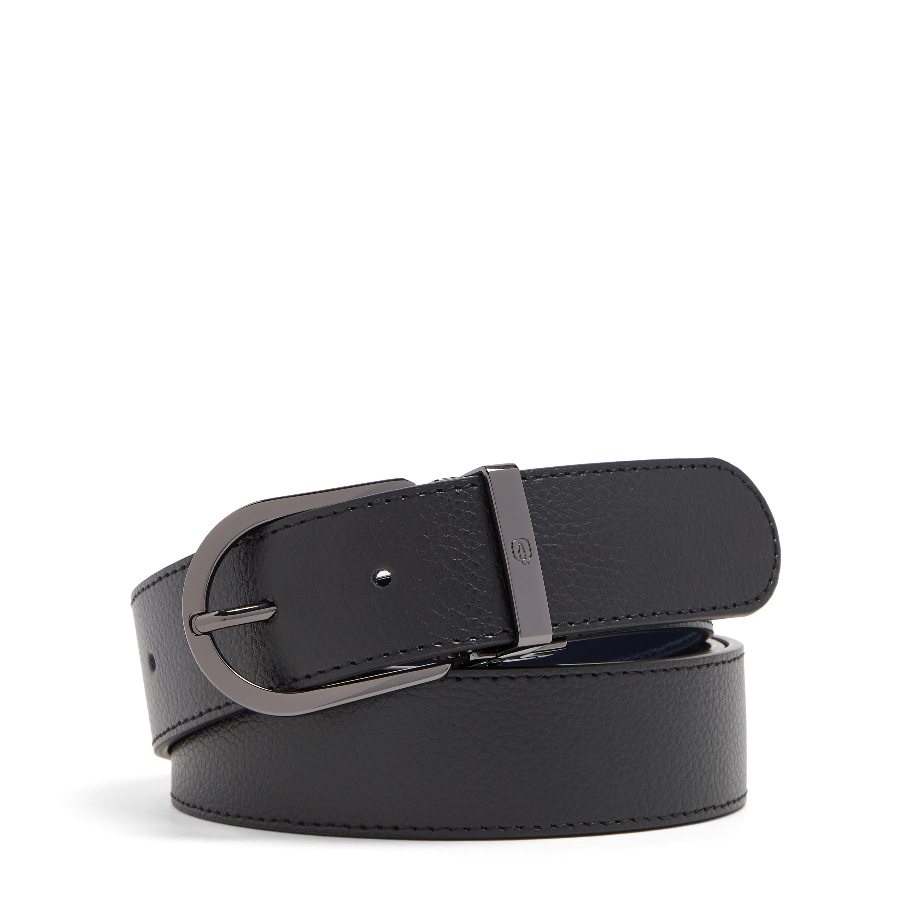 Piquadro Blue Square Gürtel Leder 35mm Wende NBLU