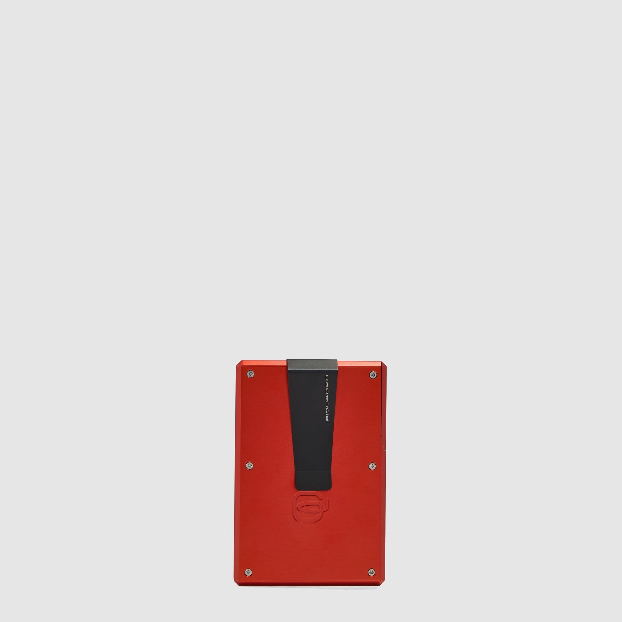 Piquadro BagMotic MagSafe Kartenetui Leder Aluminium