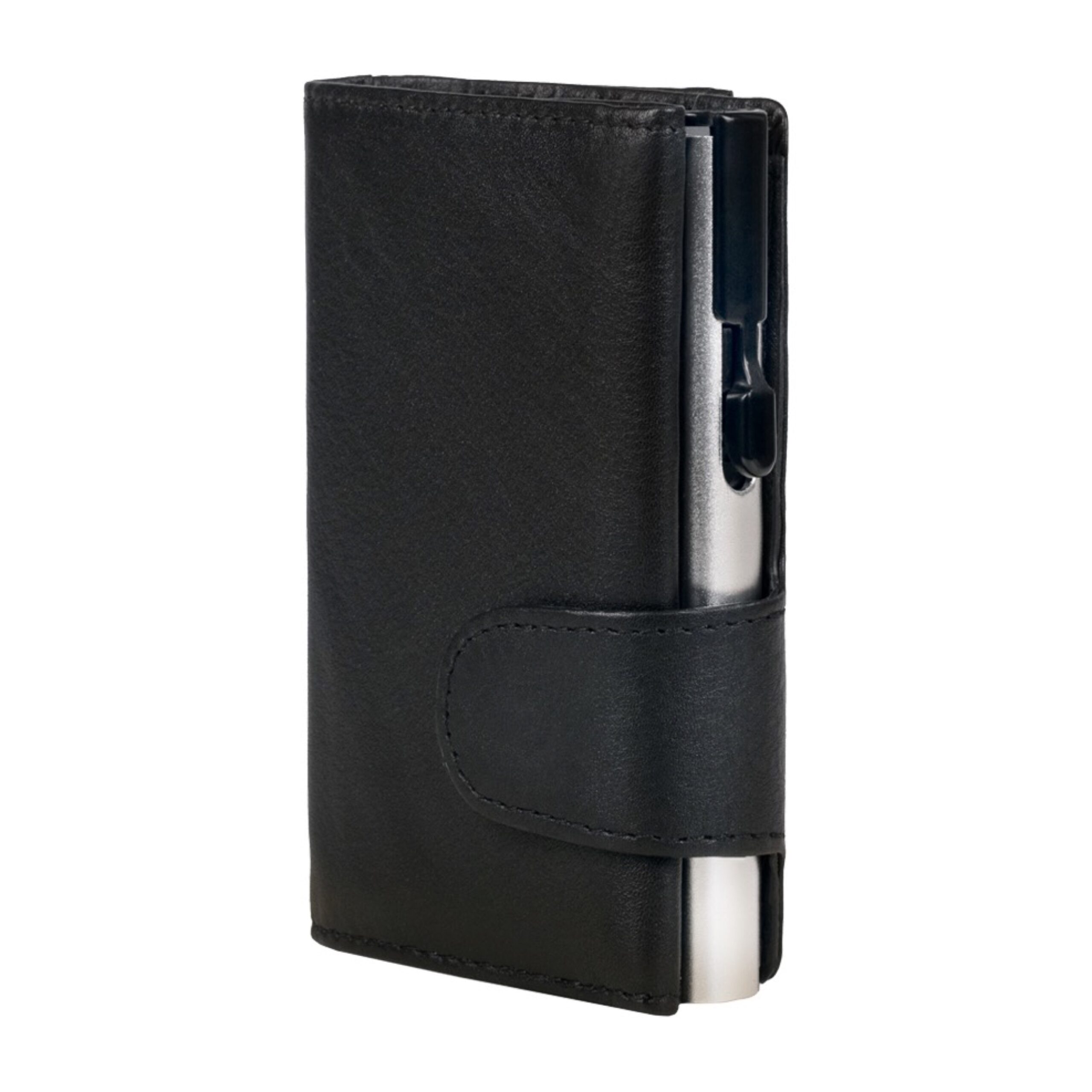 Lightpak Clicksafe Börse RFID Leder schwarz 8 Karten