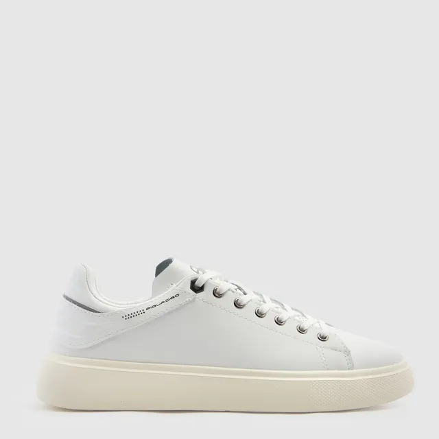 Piquadro Urban Sneaker Herren Leder Weiß 42 ergonomisch