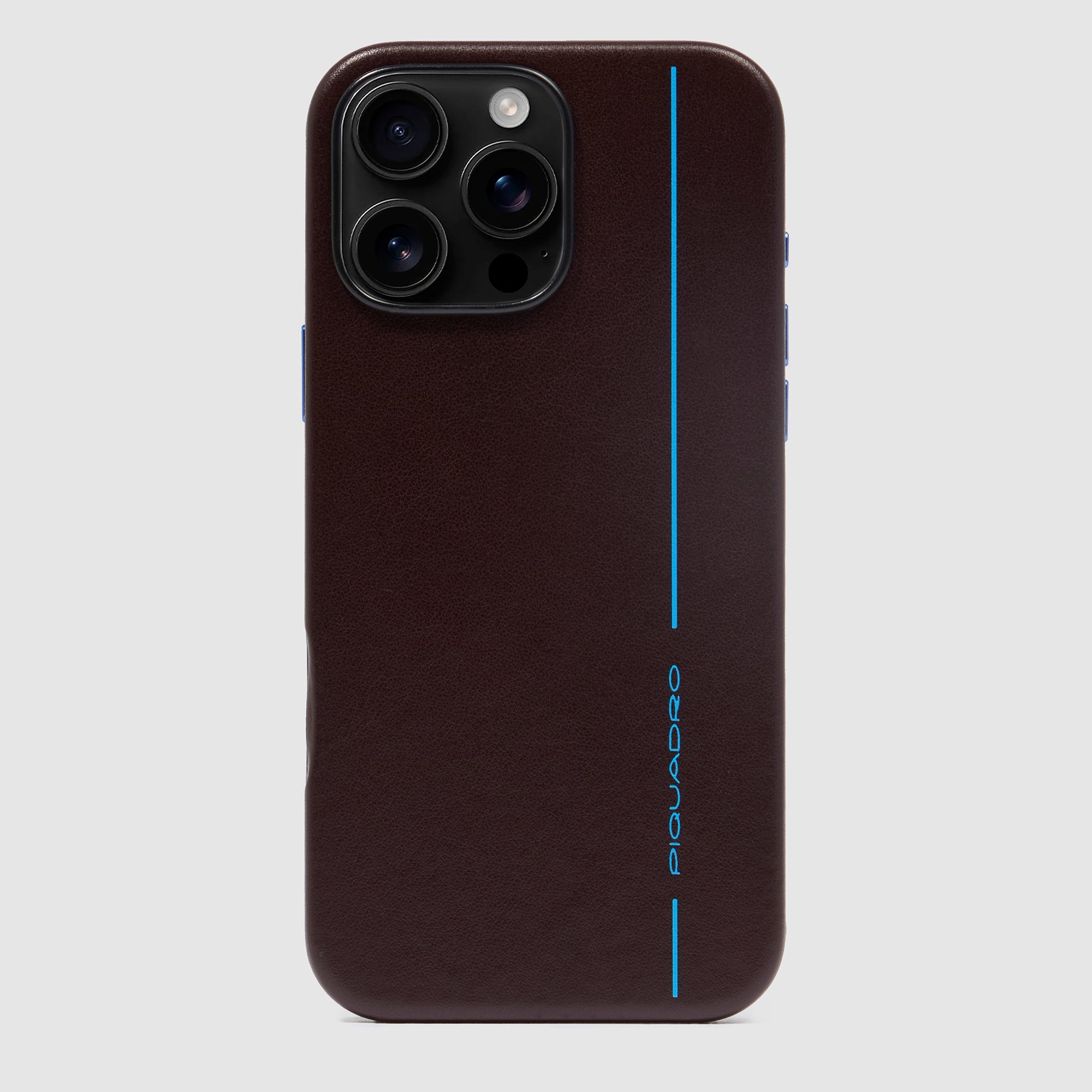 Piquadro Connequ iPhone 16 Pro Max Hülle Leder 6,9 Zoll