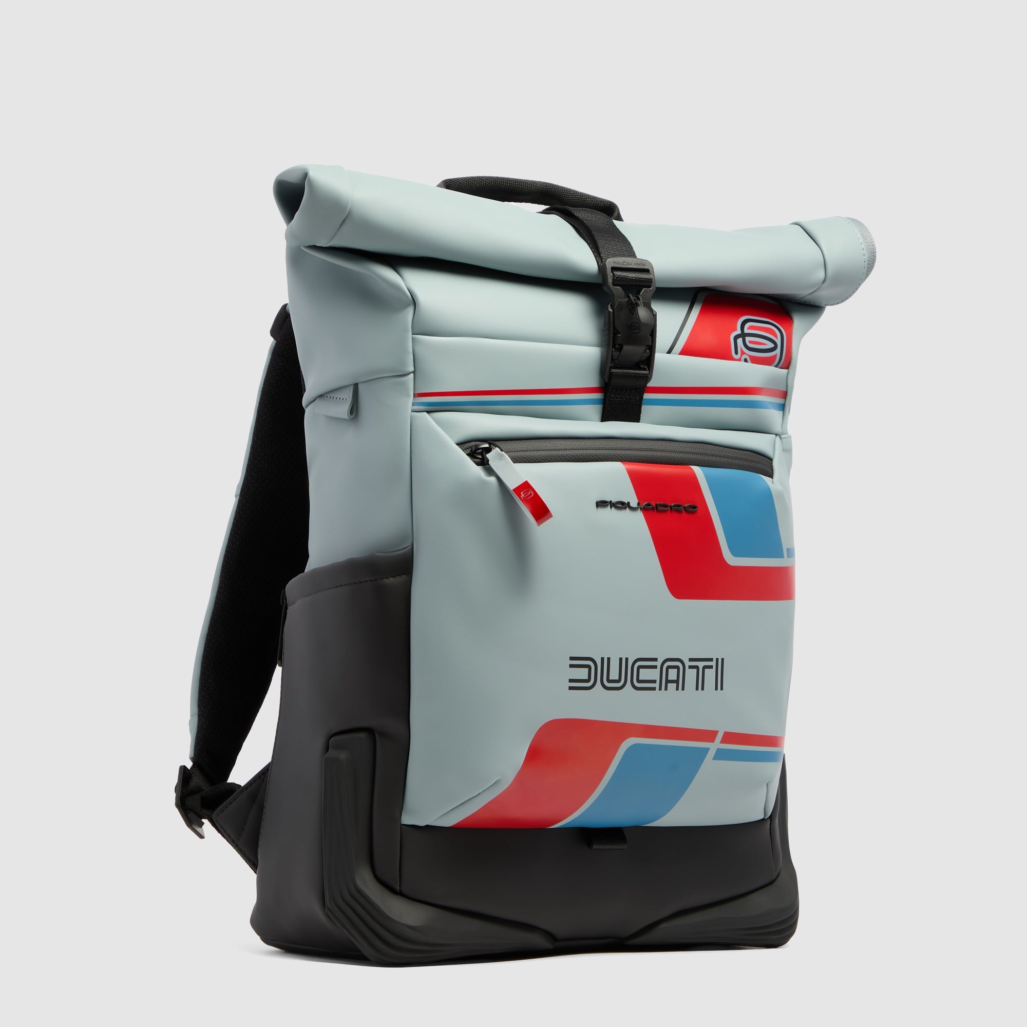 Piquadro x Ducati 100 Roll-top Rucksack Laptop Schwarz