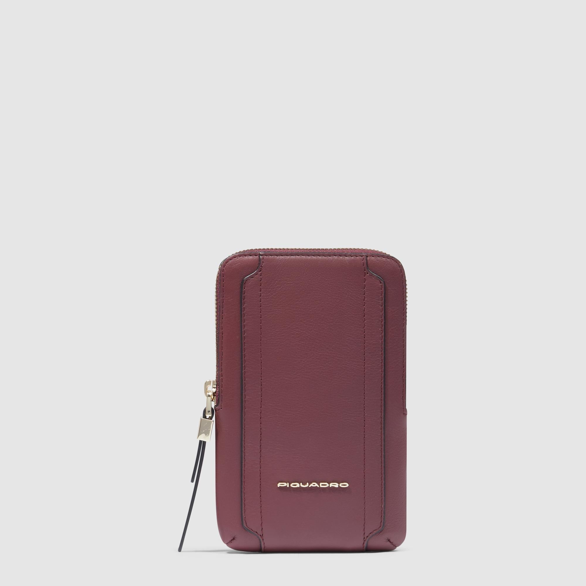 Piquadro Connequ Handytasche Leder RFID N Umhänge