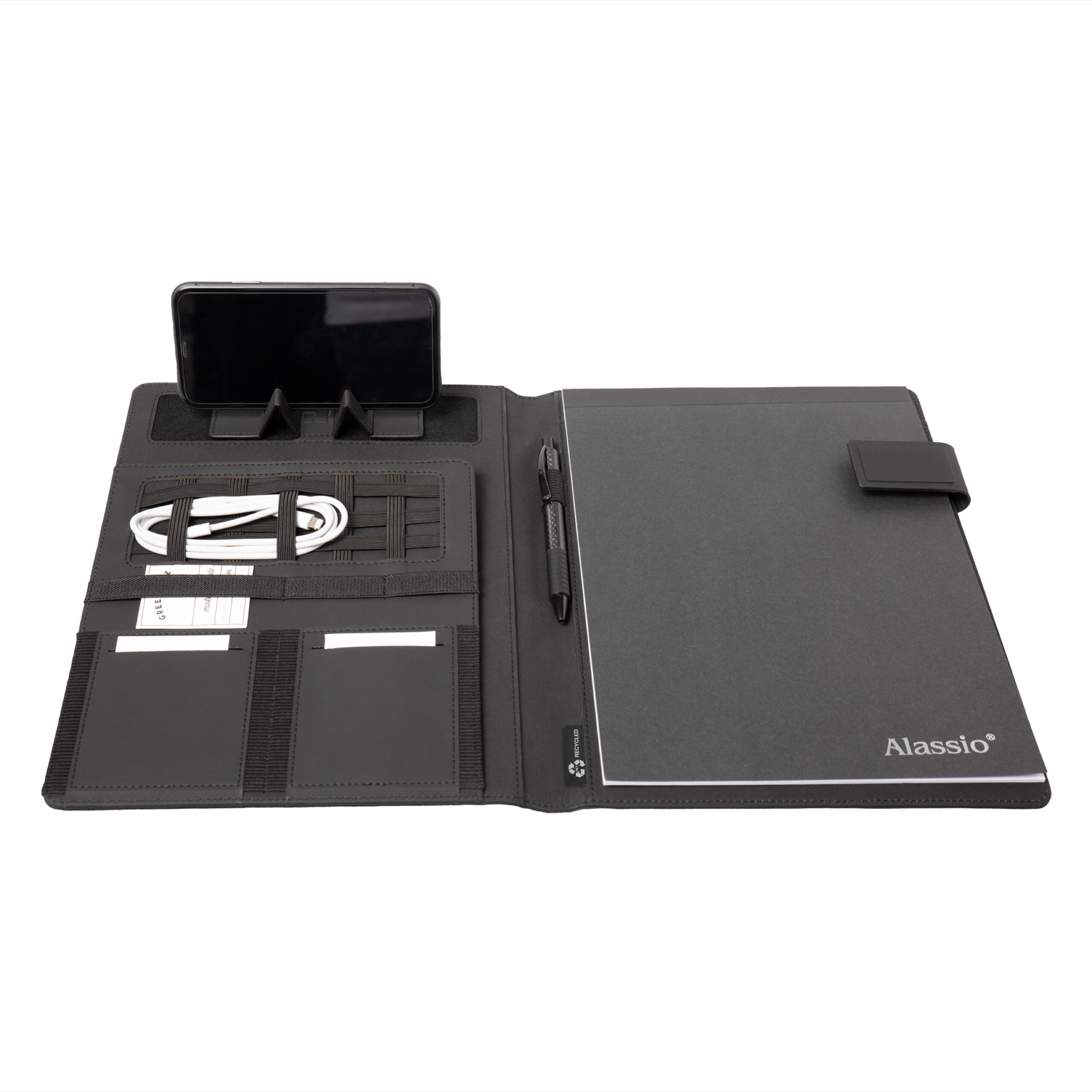 Lightpak Moorea Schreibmappe A4 Anthrazit RPET