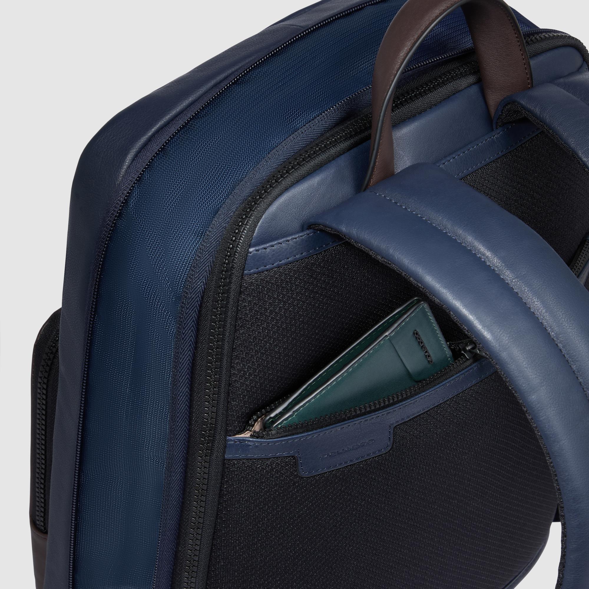 Piquadro Rover Laptop-Rucksack 14 Zoll erweiterbar