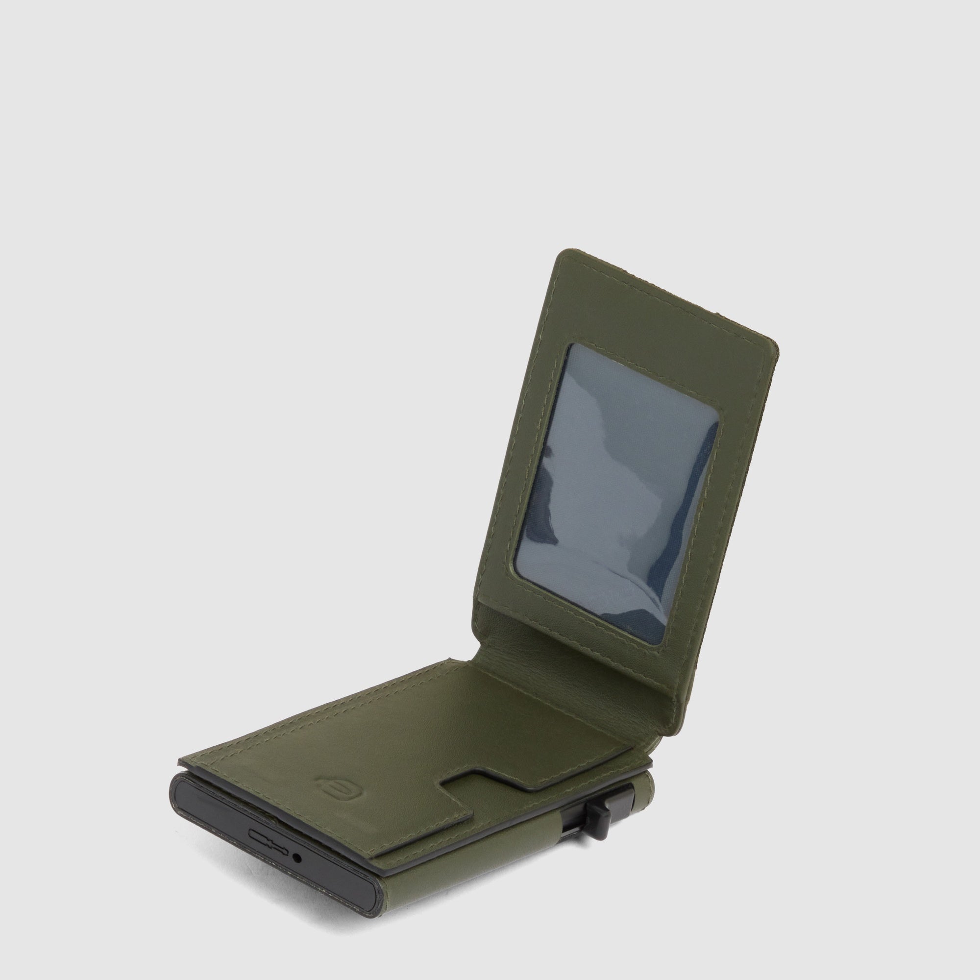 Piquadro Black Square Kartenetui Herren Automatik Leder