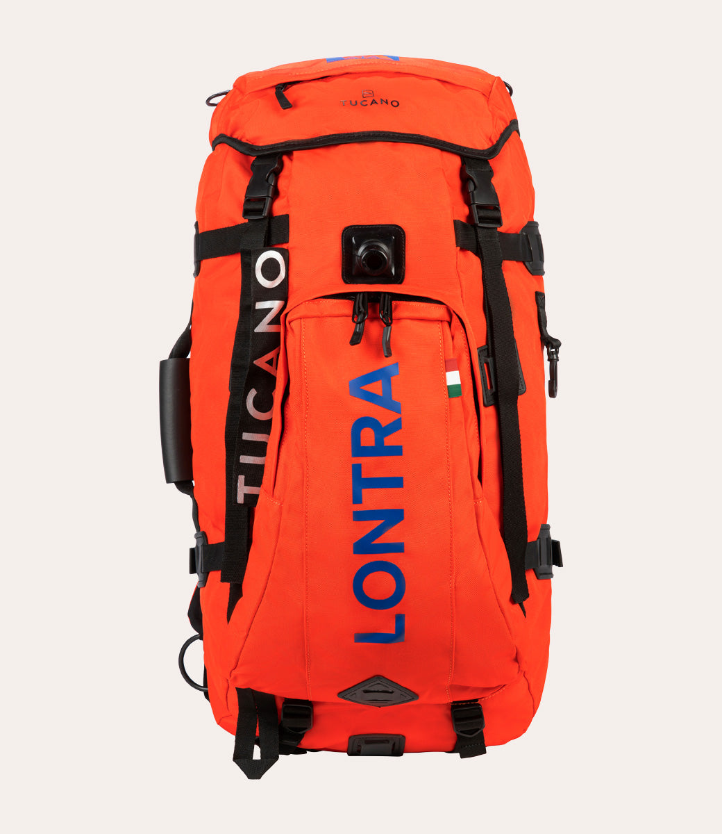 Tucano Lontra Dry-Bag-Rucksack 70L Orange Schwimmfähig